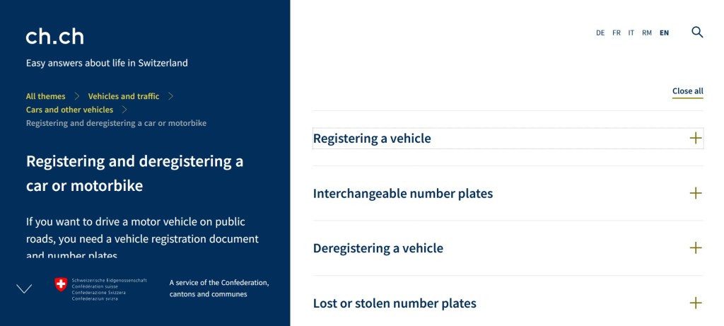 Сайт за отговори на въпроси за регистрация на мпс в Швейцария.