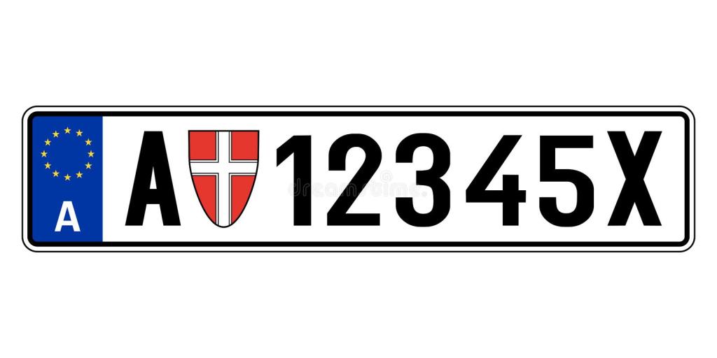 Регистрационни номера на Австрия